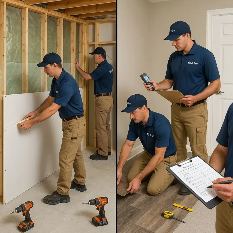 Repairs and Reconstruction process in Lac du Flambeau, WI